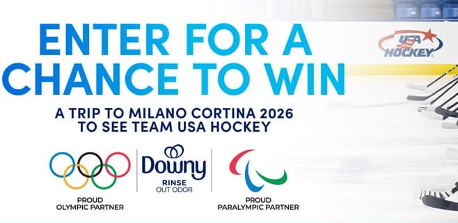 Downy Rinse x USA Hockey Fan Sweepstakes 2025