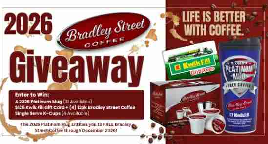 Kwik Fill Bradley Street Coffee Giveaway