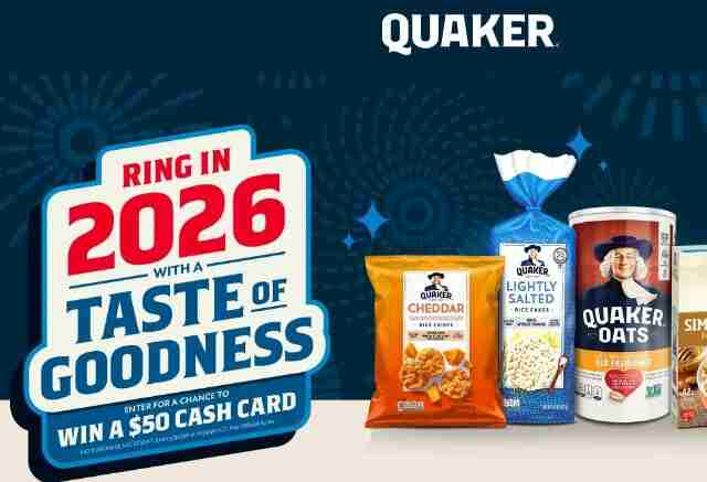 Quaker New Year Sweepstakes