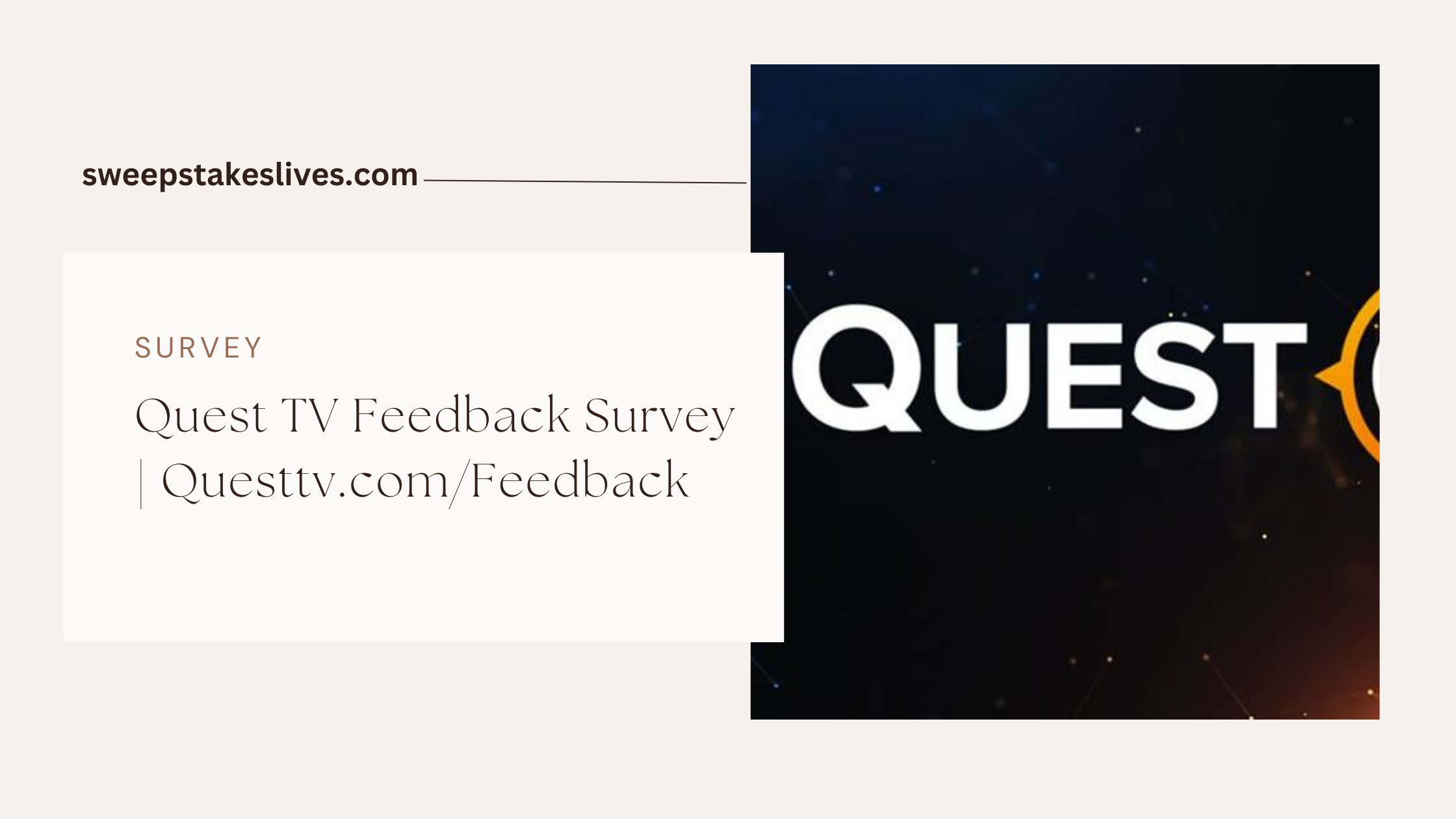 Quest TV Feedback Survey