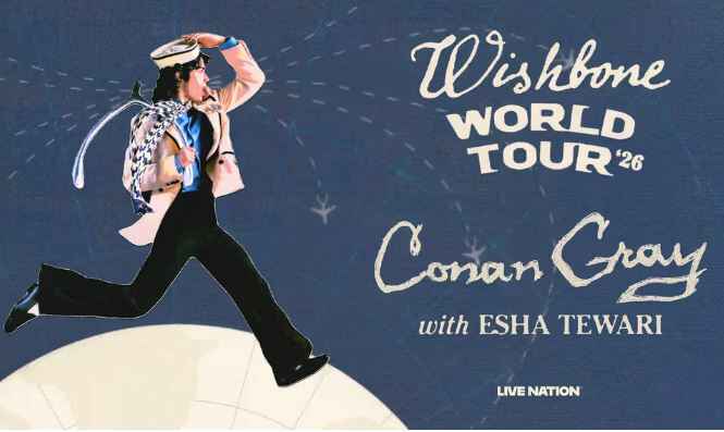 SiriusXM Conan Gray Wishbone World Tour Sweepstakes
