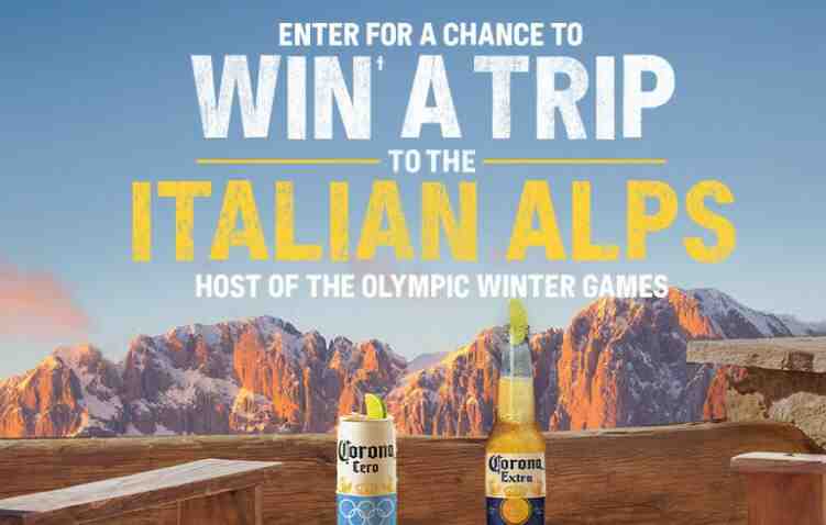 Corona Italian Alps Trips Contest