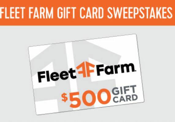 Fleet Farm $500 Gift Card Sweepstakes