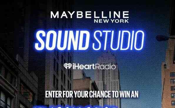 iHeartRadio Maybelline New York Soundstudio Sweepstakes