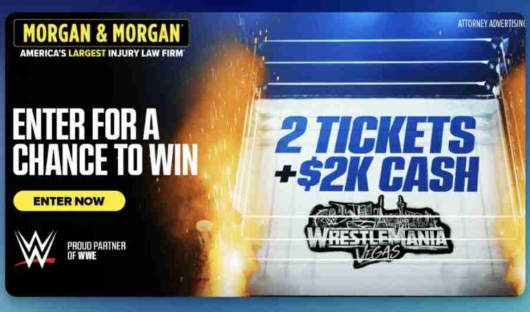 Morgan Wrestlemania Sweepstakes