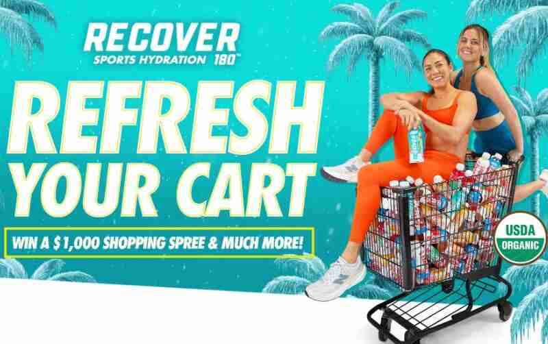 Recover 180 Refresh Your Cart Instant Win Sweepstakes